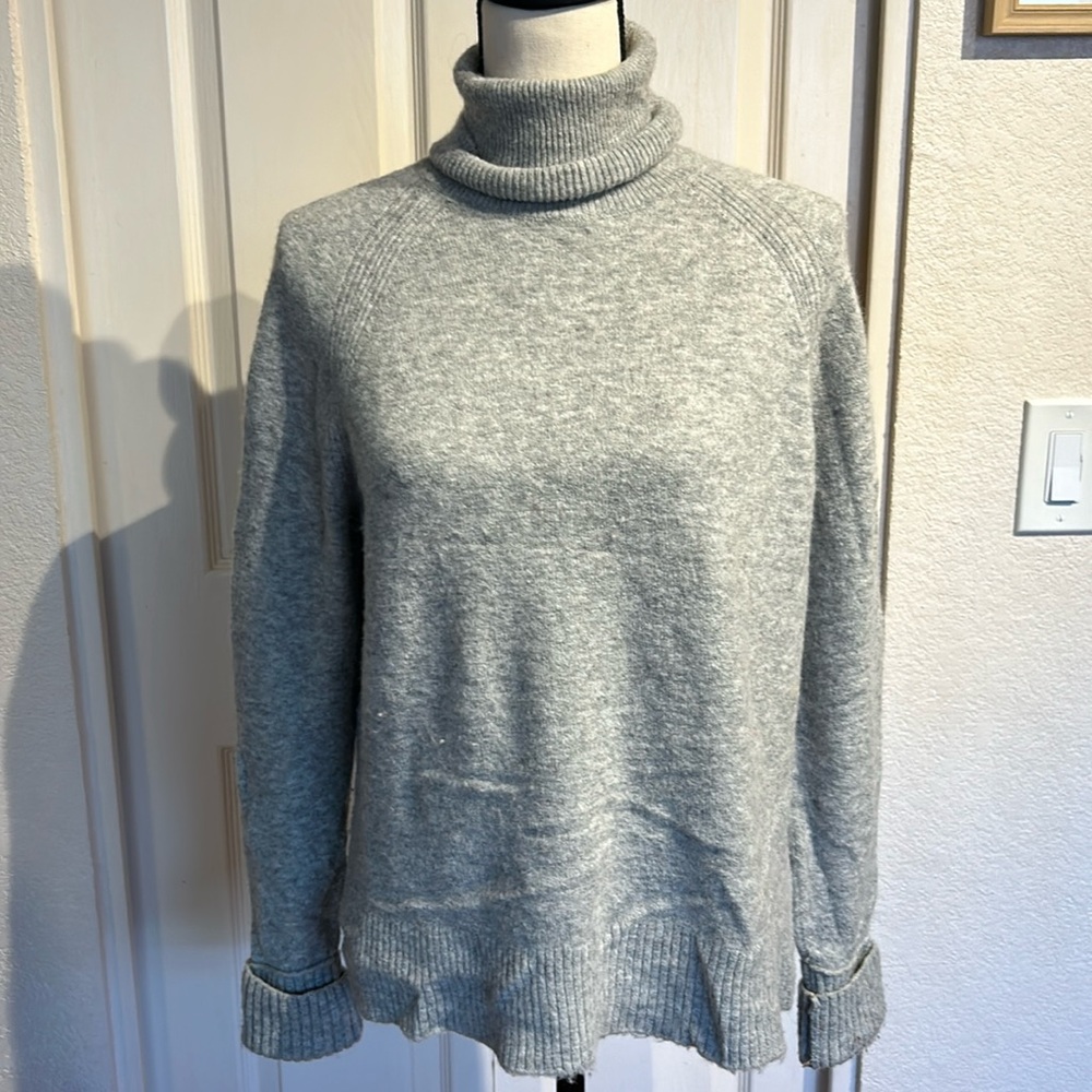 J. Crew Merino Wool and Alpaca Turtleneck Sweater